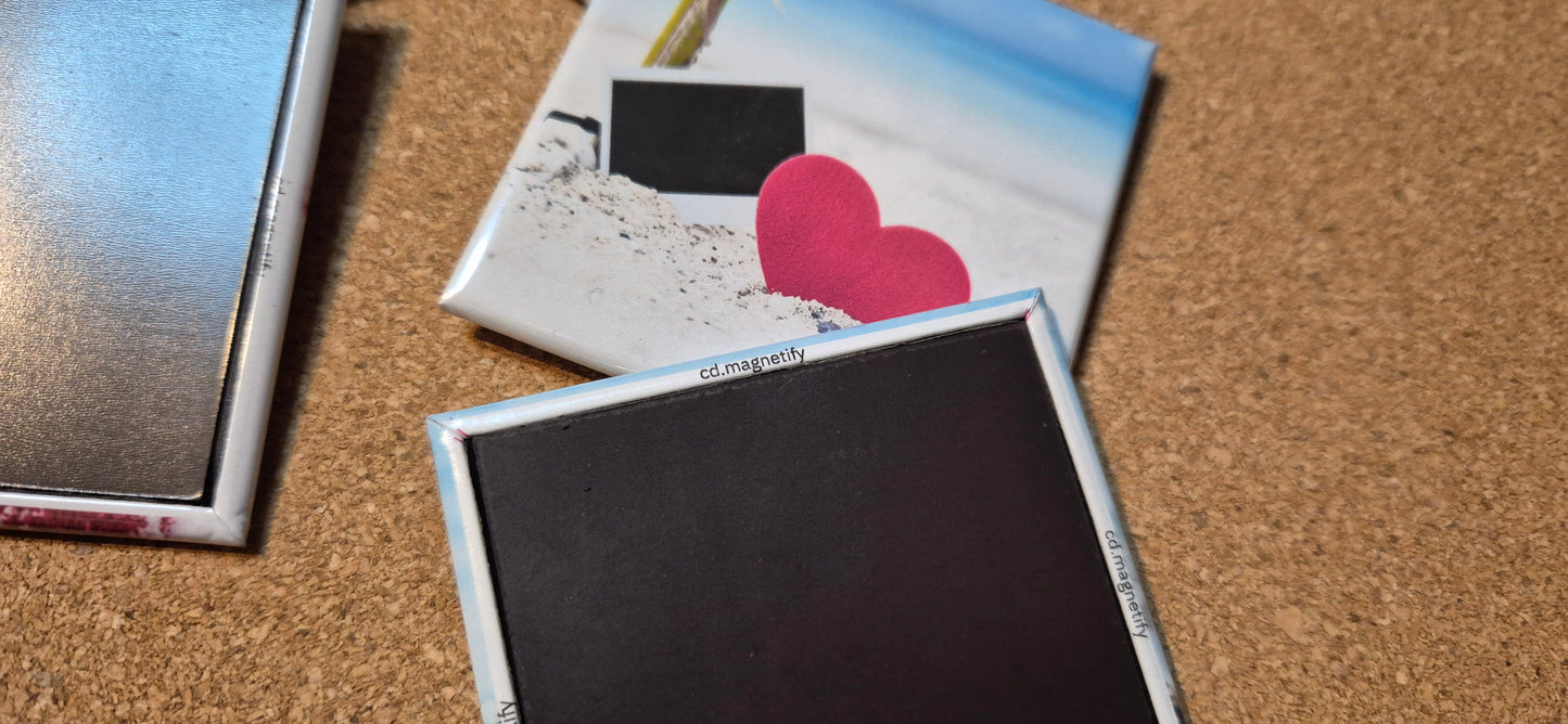 Individuelle quadratische Magnete 65 x 65, 12er-Pack